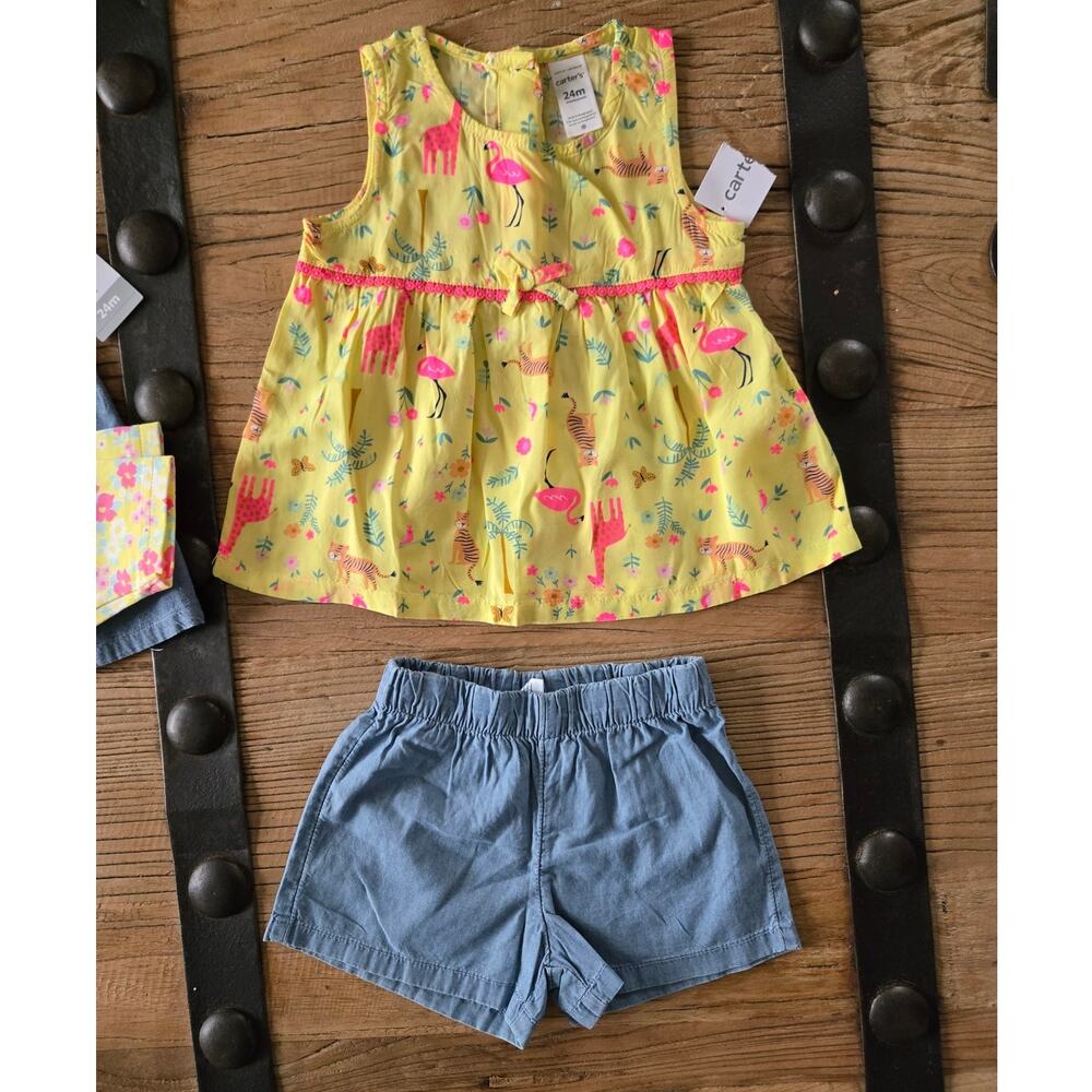 Carter's Summer Outfit Bundle sz 24M New - Picture 3 of 3